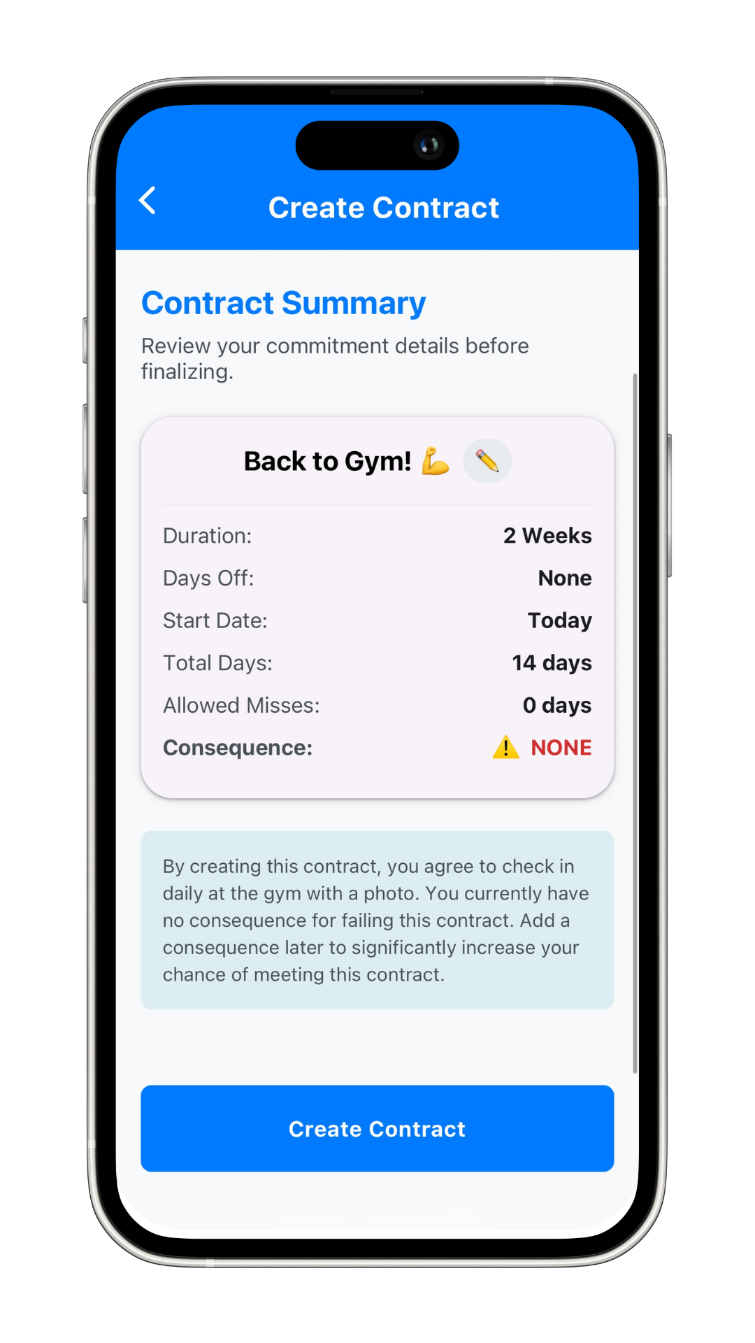 ShowUp app screenshot - Check-in